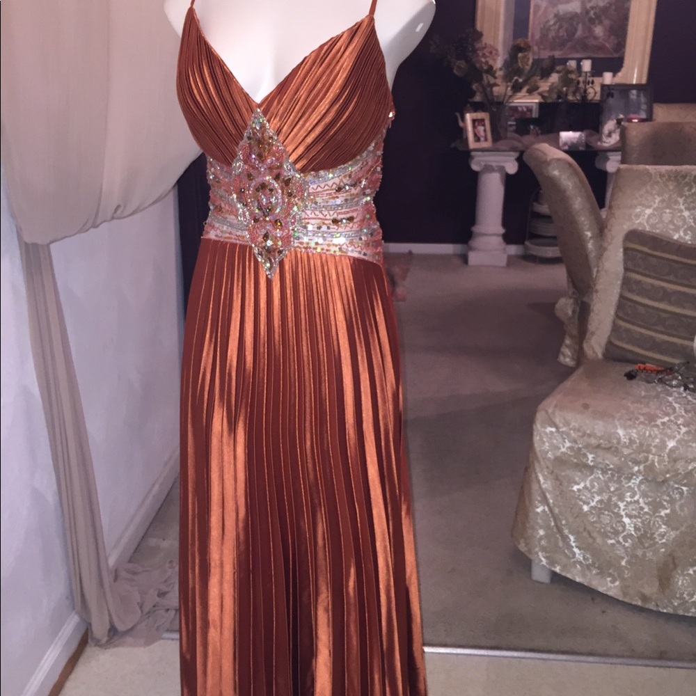 Elegant Formal with Beading and Pleats-SALE‼️